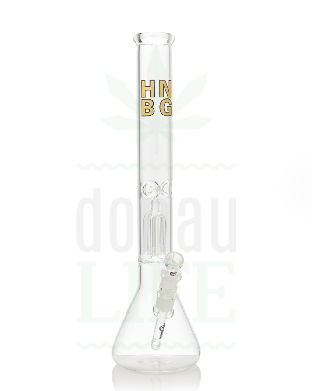 HEISENBERG Glasbong 'Gold Single Perc' | 47 cm