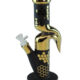 BLAZE GLASS Zickzack Bong 'Gold Honeypot' | 33 cm