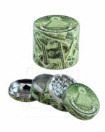 BLACK LEAF Aluminium Grinder 'Dollar' | Ø 54 mm