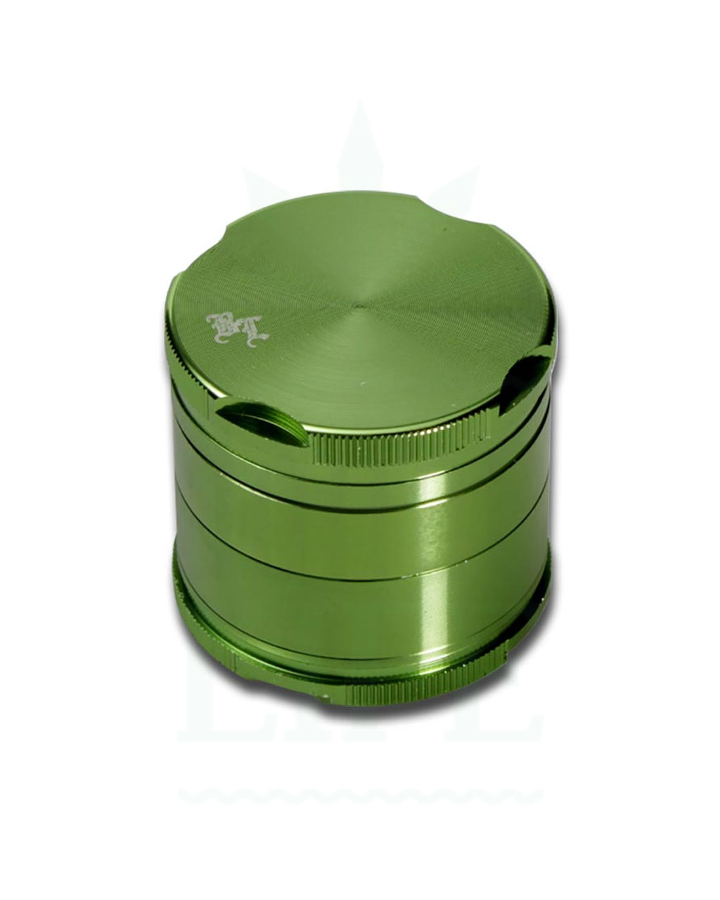 BLACK LEAF Grinder 'New Edge' mini mit Riffelgriff 4-teilig | Ø 38 mm