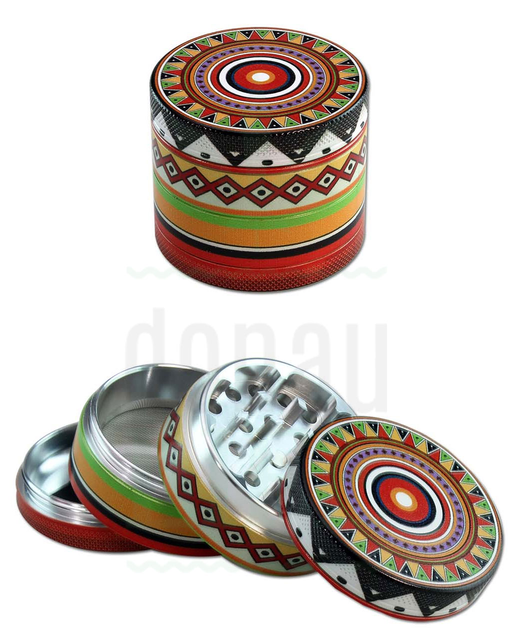 BLACK LEAF Aluminium Grinder 'Totem' | Ø 54 mm