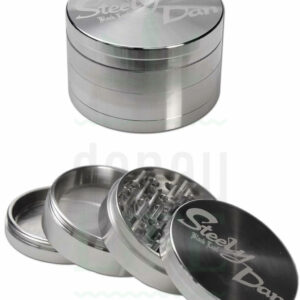 BLACK LEAF Edelstahl Grinder 'Steely Dan' | Ø 38-59 mm