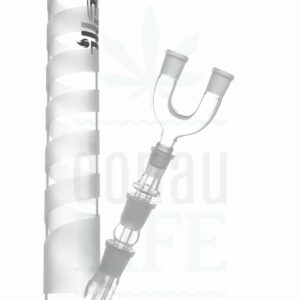 SHANTI Chillum 'The Twins' mit Doppelkopf 17 cm | 14