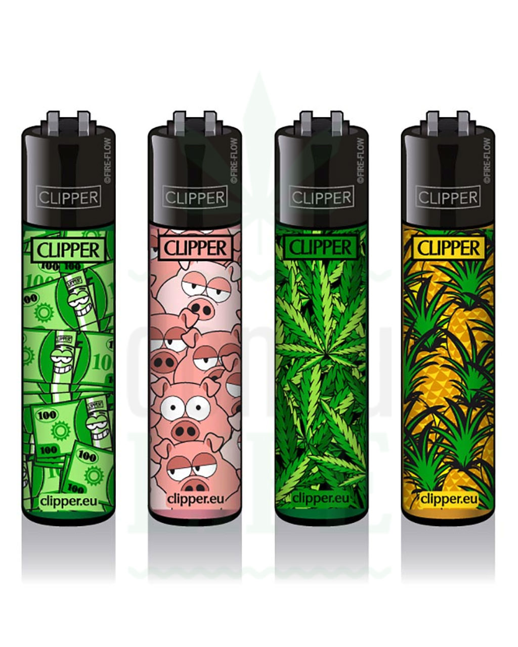 CLIPPER Bong Feuerzeug 'Mixed Pattern'