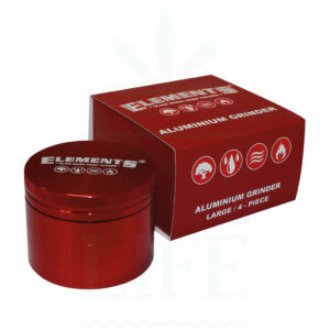 ELEMENTS Aluminium Grinder Rot | 38 - 61 mm