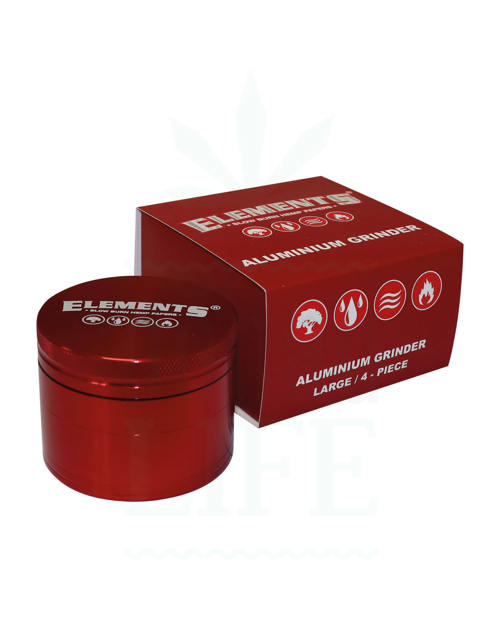 ELEMENTS Aluminium Grinder Rot | 38 - 61 mm