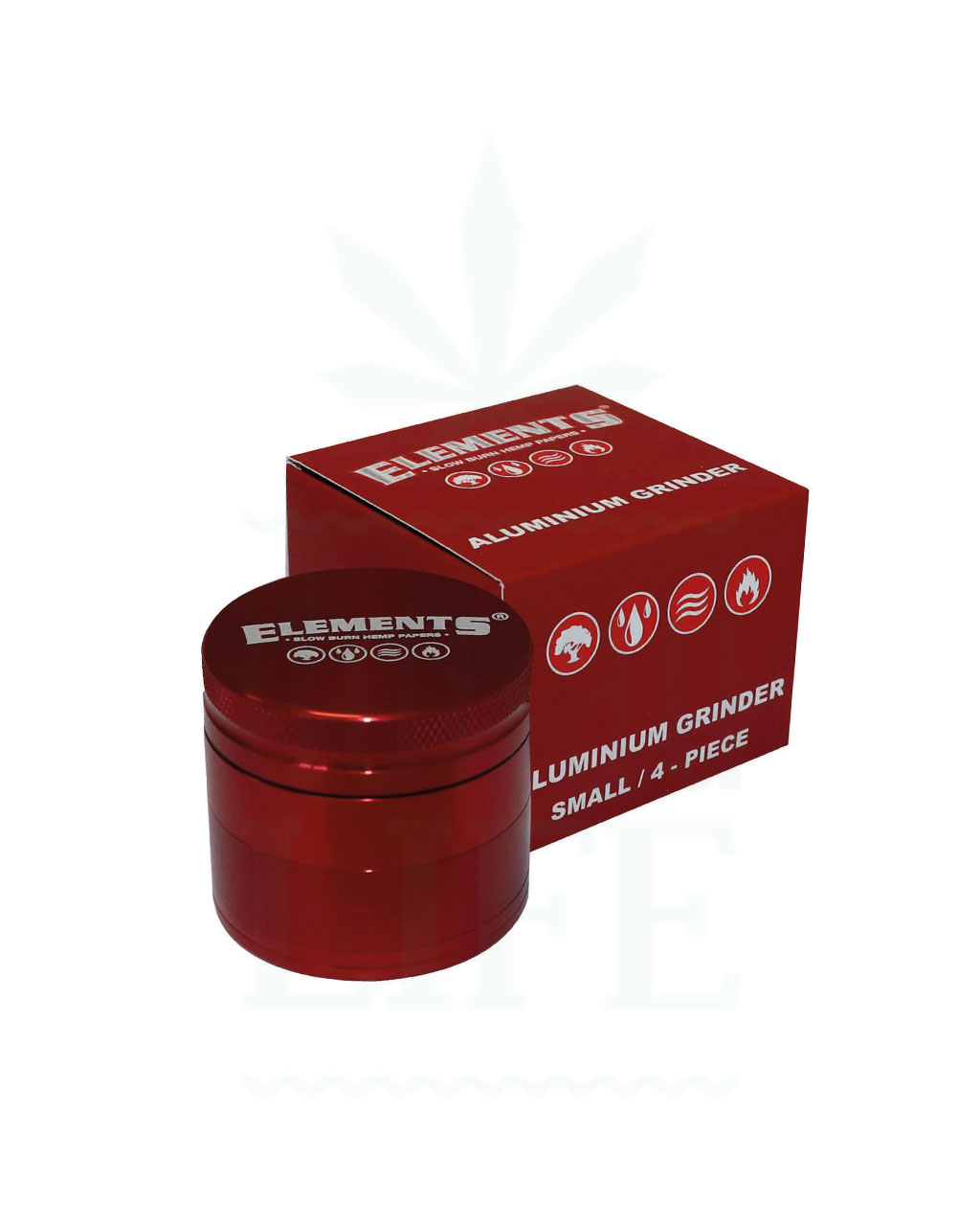ELEMENTS Aluminium Grinder Rot | 38 - 61 mm