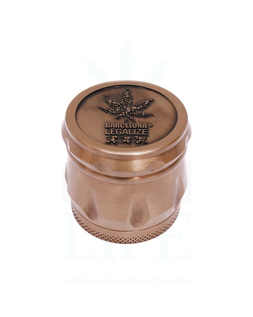 Aluminium Grinder 'Barcelona legalize' 4-teilig | Ø 40 mm