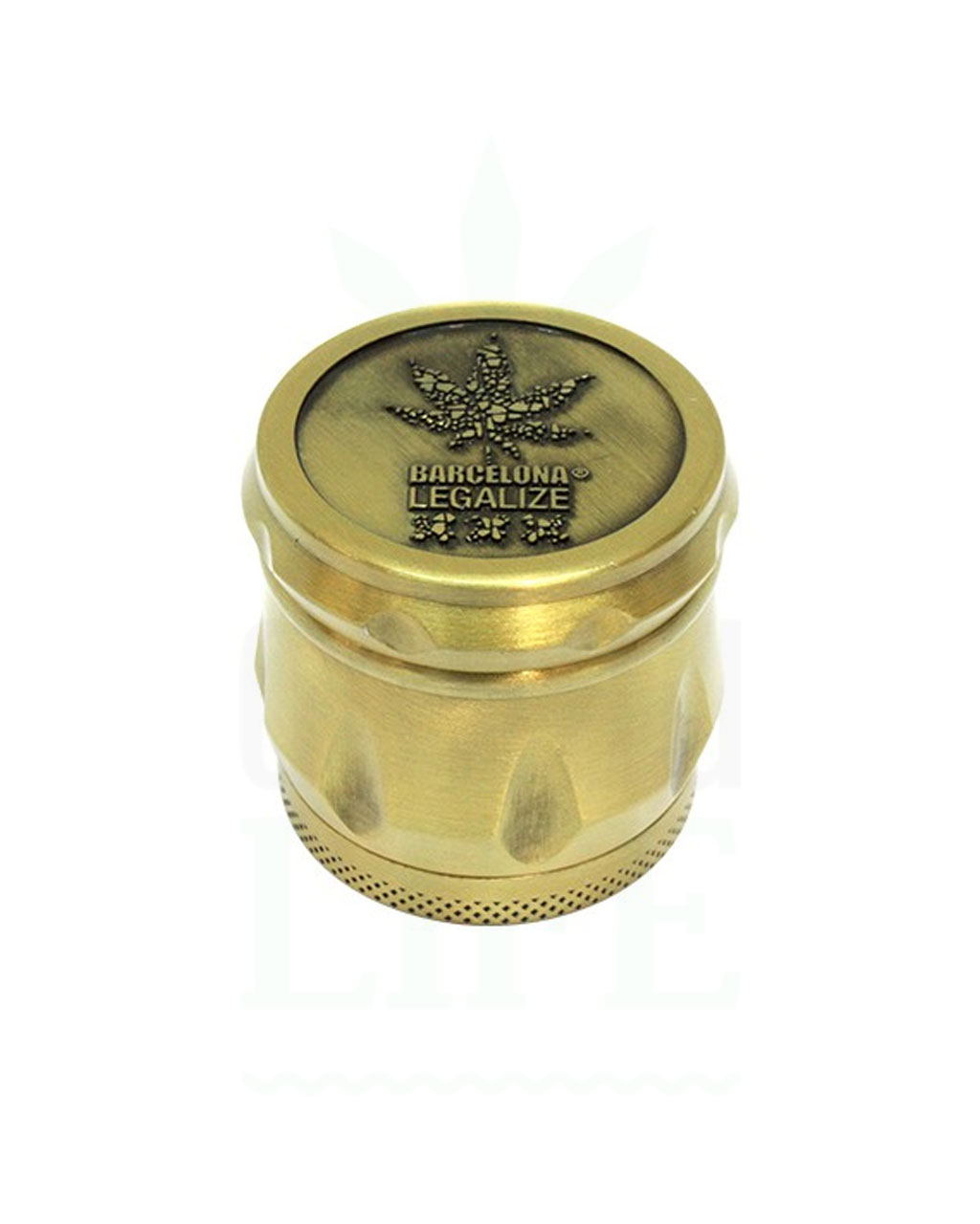 Aluminium Grinder 'Barcelona legalize' 4-teilig | Ø 40 mm