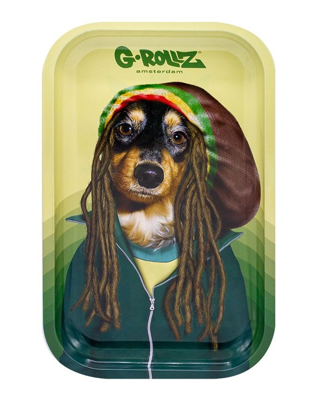 G-ROLLZ Rolling Tray M | 'Reggae Dog'