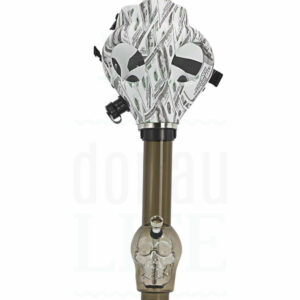 Gasmasken Bong 'Dollar Bill' | 23 cm
