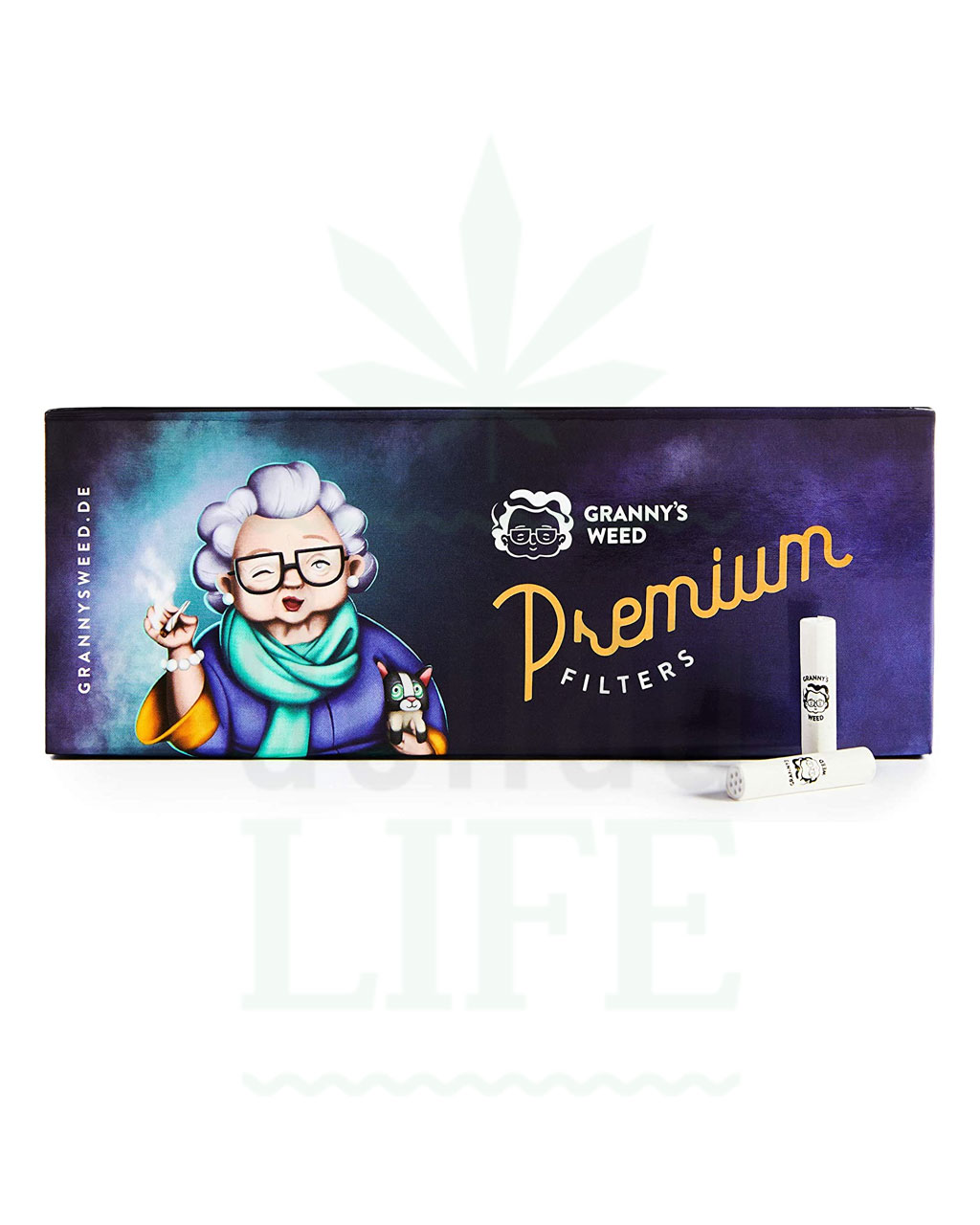 GRANNY´S WEED Aktivkohlefilter 100 Stück | Ø 5