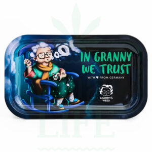 GRANNY´S WEED Rolling Tray | 'In granny we trust'