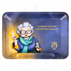 GRANNY´S WEED Rolling Tray | 'In granny we trust 2'