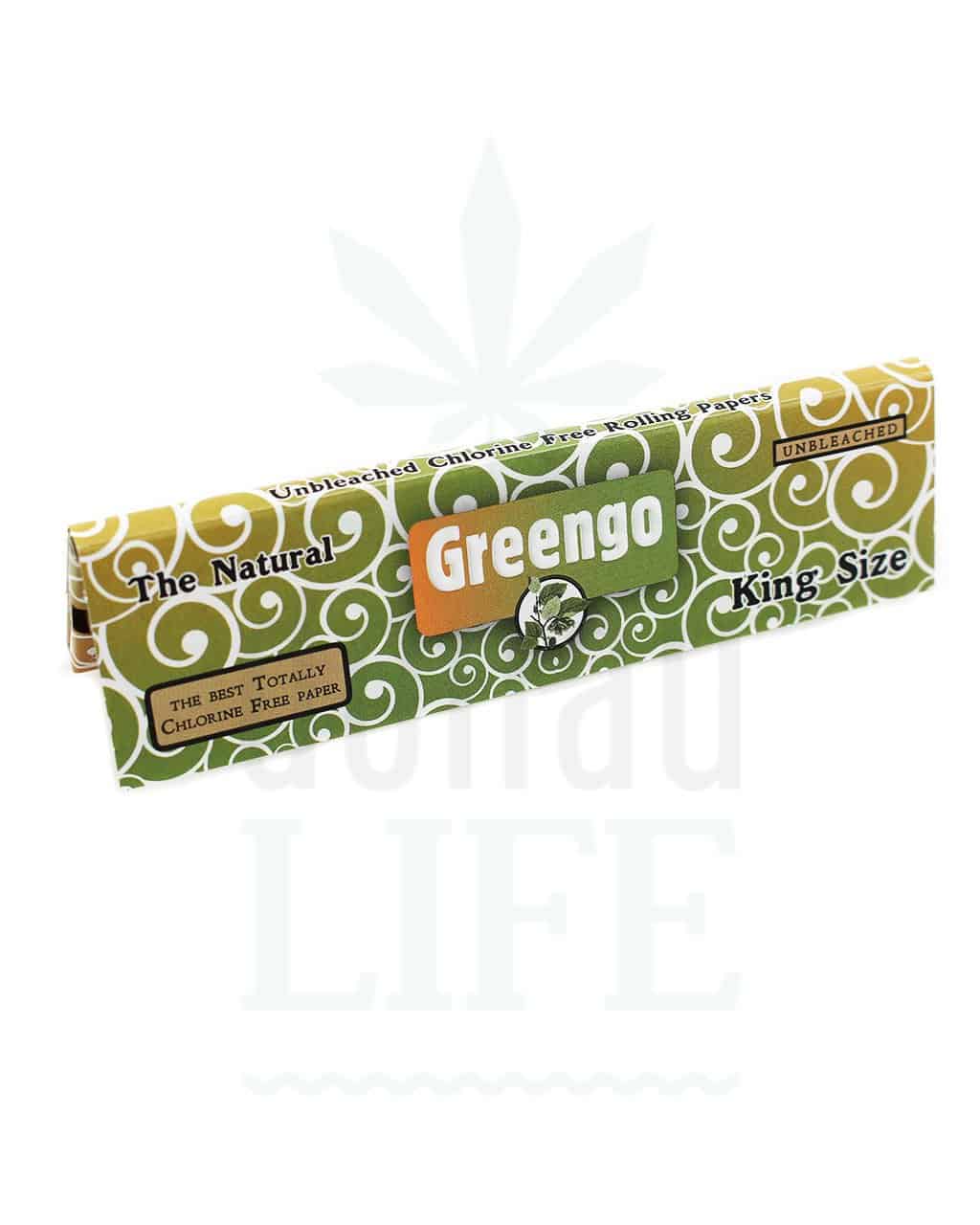 GREENGO Kingsize Papers 'The Natural' ungebleicht | 33 Blatt
