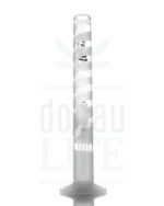 ILLEX Glasbong 'Coil‘ sandgestrahlt  | 46 cm