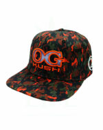 LAUREN ROSE The Collection Snapback Flat Cap | OG Kush Orange