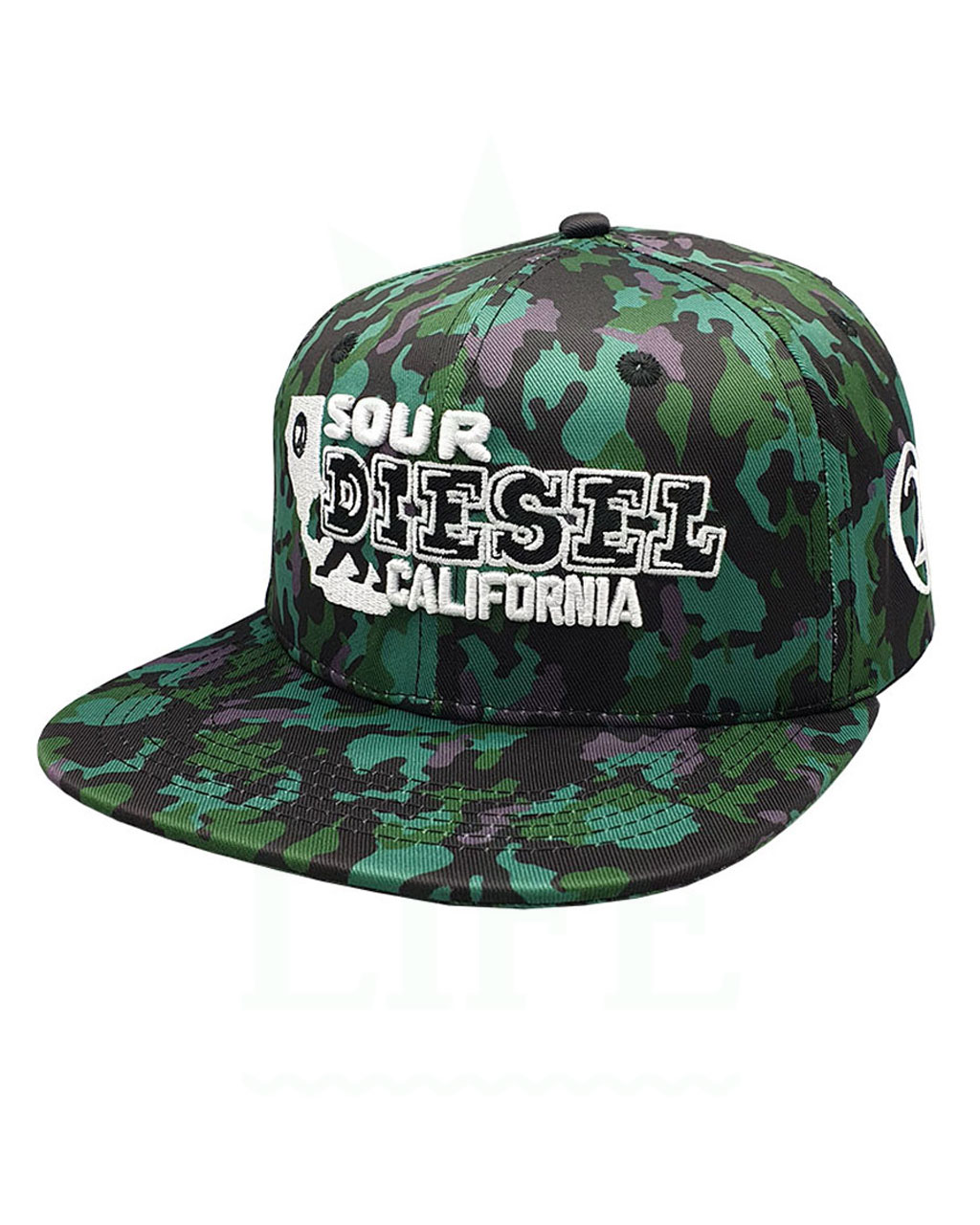 LAUREN ROSE The Collection Snapback Flat Cap | Sour Diesel