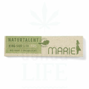 MARIE 'Naturtalent' Kingsize + Tips Rolling Papers