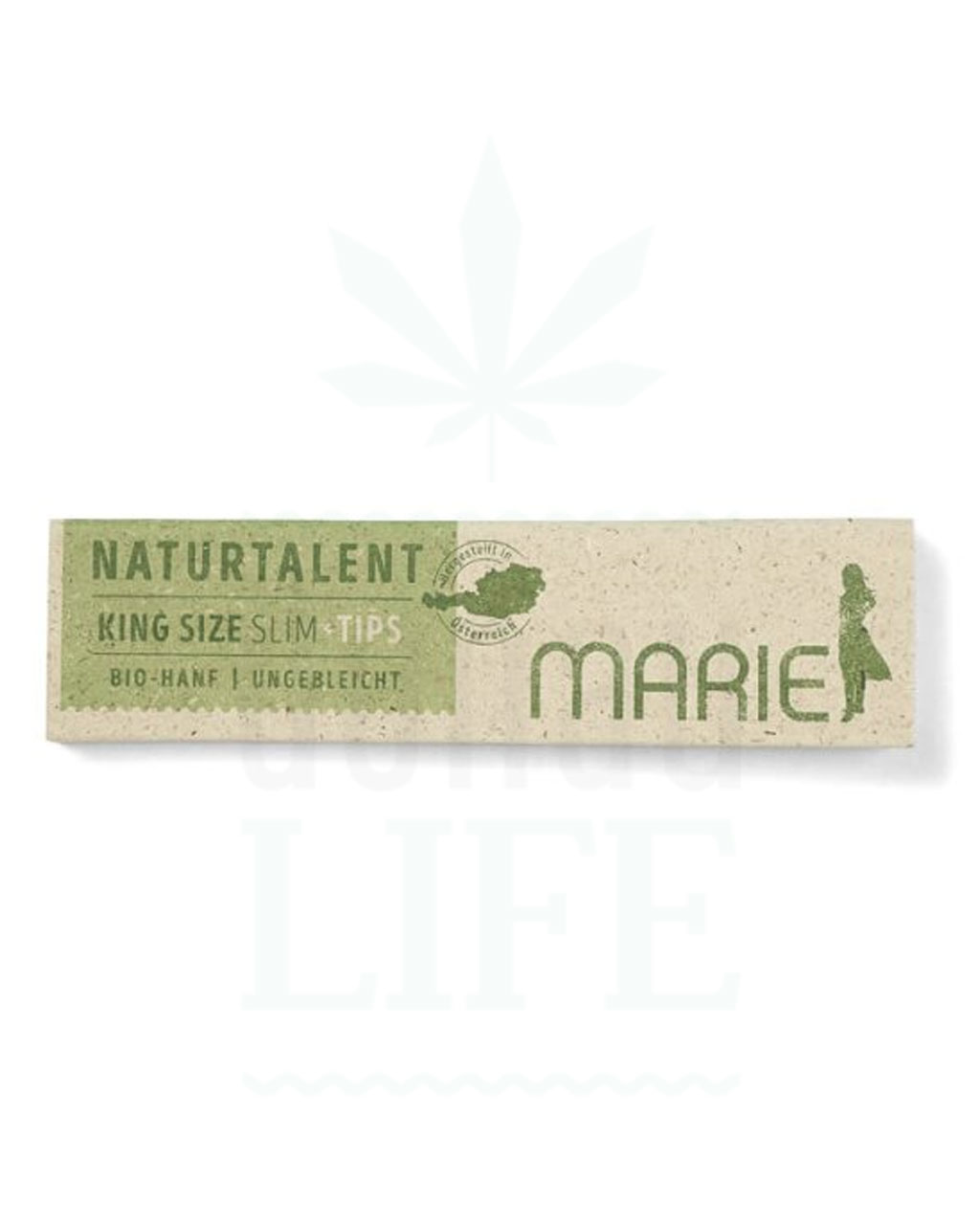 MARIE 'Naturtalent' Kingsize + Tips Rolling Papers