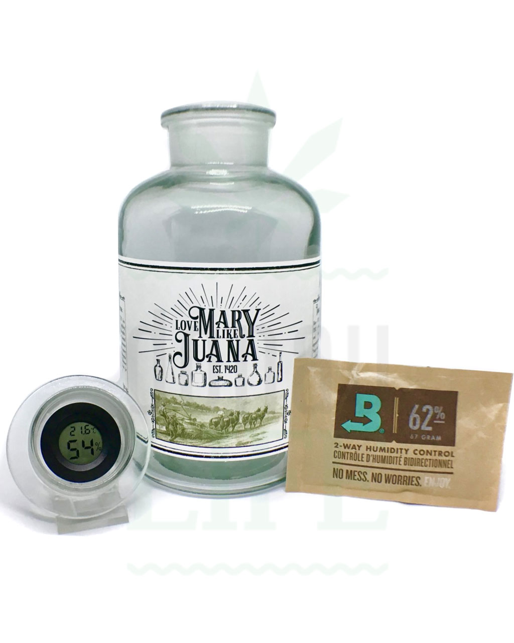 LOVE MARY LIKE JUANA Mary in a Bottle | transparent