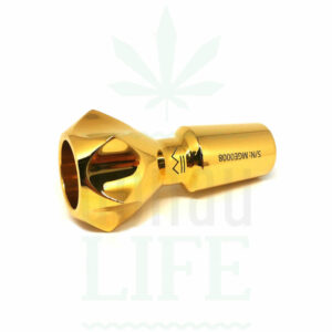 METALFORMS Chirurgischer Edelstahl Bongkopf DE-3 Gold | 18