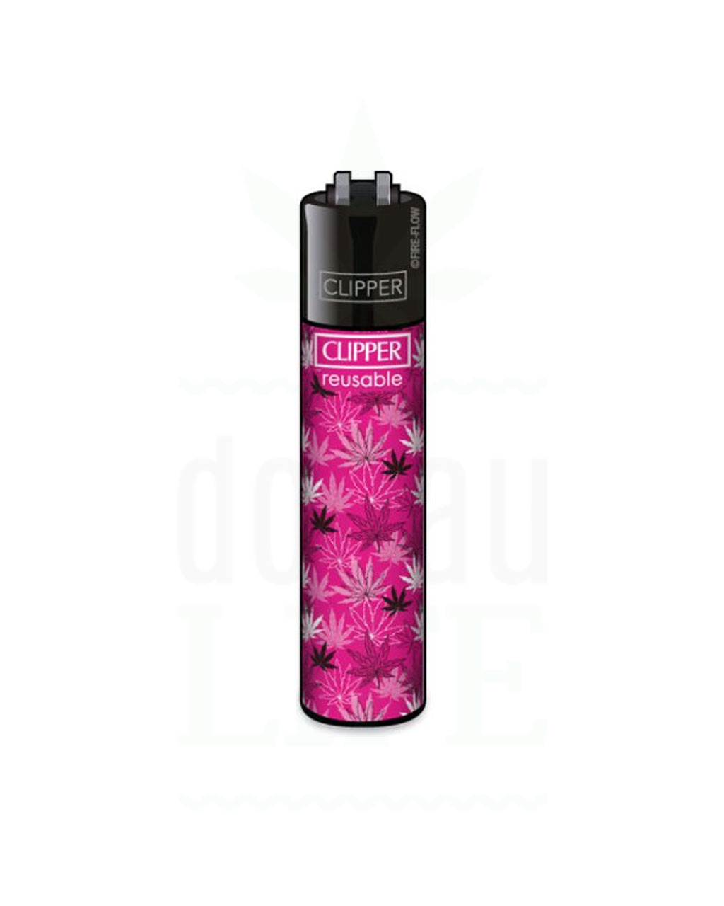 CLIPPER Feuerzeug 'Pink Leafs 2'