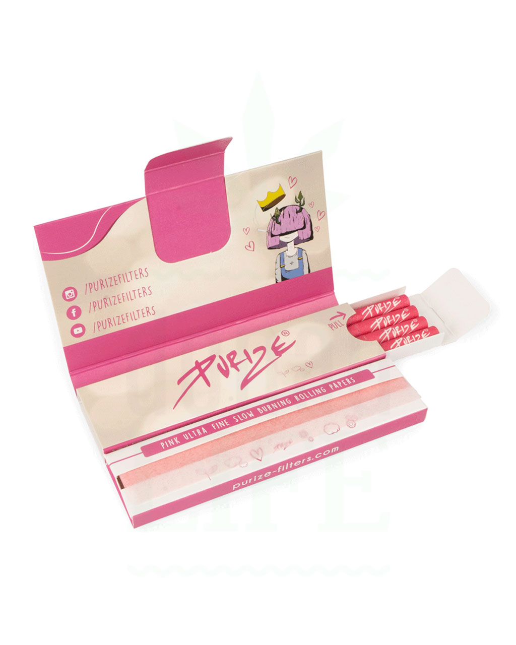 PURIZE Papers King Size slim 32 Blatt | 16 Stk. Filter