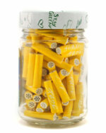 PURIZE® XTRASlim Aktivkohlefilter im Glas | 100 Stück