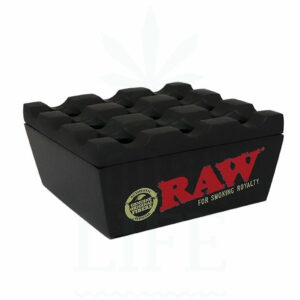 RAW Metall Aschenbecher 'Regal' | Schwarz