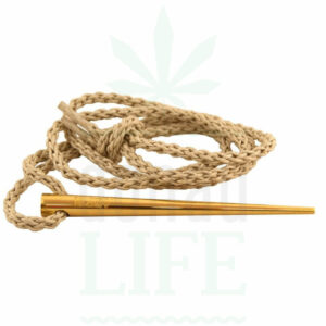 RAW Gold Poker + Hanfschnur Kette