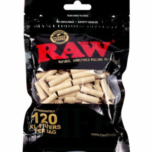 RAW Filter Tips aus Zellulose XL | 120 Stück