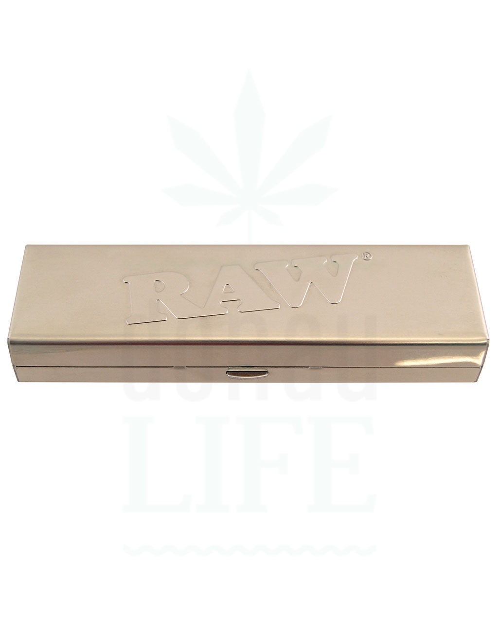 RAW Papers Metallbox King Size Slim + Tips | polished Chrome