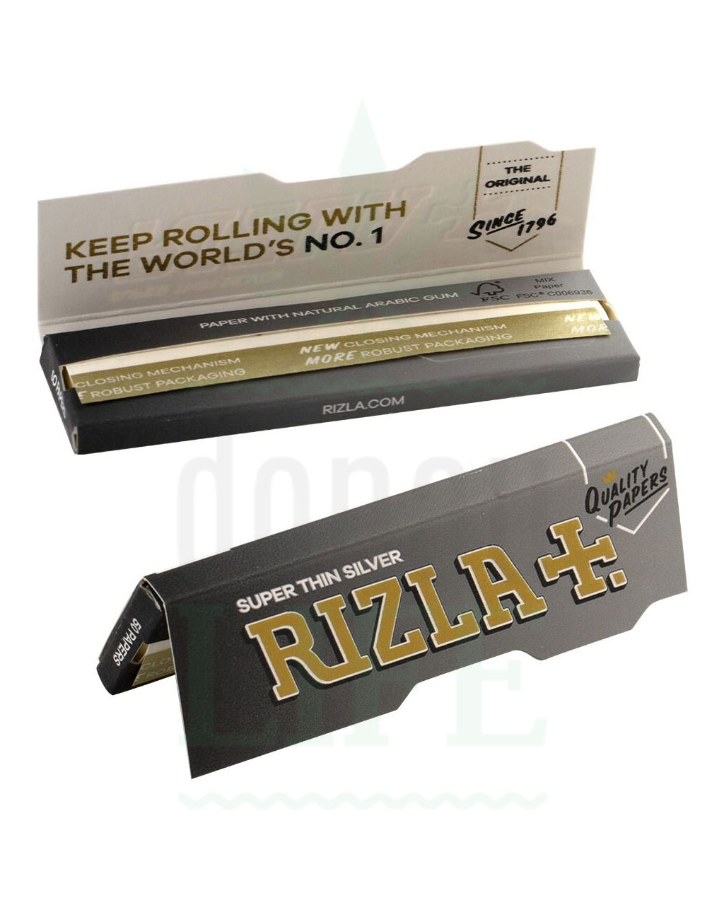 RIZLA+ KSS Papers 'Super thin silver' | 32 Blatt