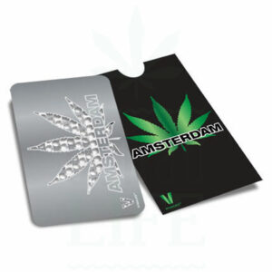 V SYNDICATE Grinder Card 'Amsterdam Leaf' | Kreditkarten Format