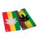V SYNDICATE Grinder Card 'Rasta Leaf' grün | Kreditkarten Format
