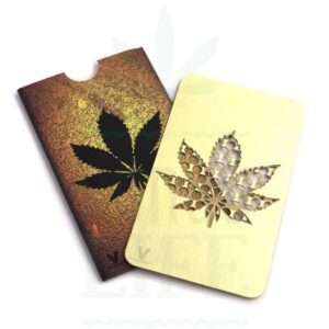 V SYNDICATE Grinder Card 'Goldblatt' | Kreditkarten Format