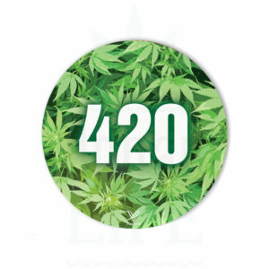 V SYNDICATE Slikks Dab Matte 'Green 420' | Ø 15 cm