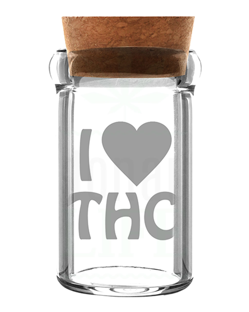 WEEDJAR Glasdose mit Korkverschluss | 135 ml