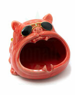 Keramik Aschenbecher 'Schoßhündchen' | Ø 14 cm