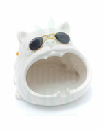 Keramik Aschenbecher 'Schoßhündchen' | Ø 14 cm