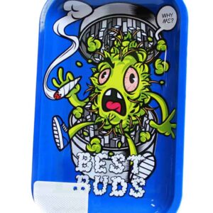 BEST BUDS Rolling Tray 'Why me' | M