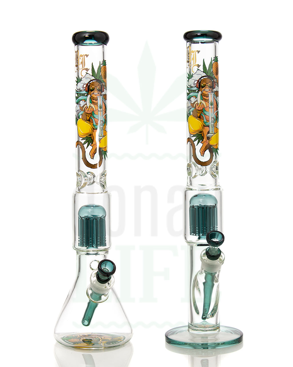 BLAZE GLASS Kofferbong 'Affenkönig' | 50 cm