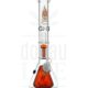 BLACK LEAF Beakerbong 'Flaming Skull' 6-Arm Perc | 45 cm