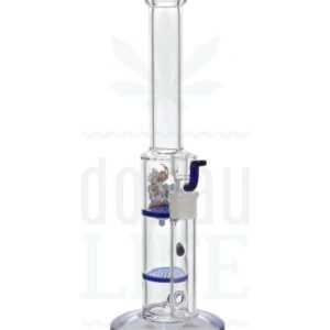 BLACK LEAF Bubbler 'Double Honeycomb' blau | 32 cm