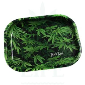 BLACK LEAF Rolling Tray S | Hanfbusch