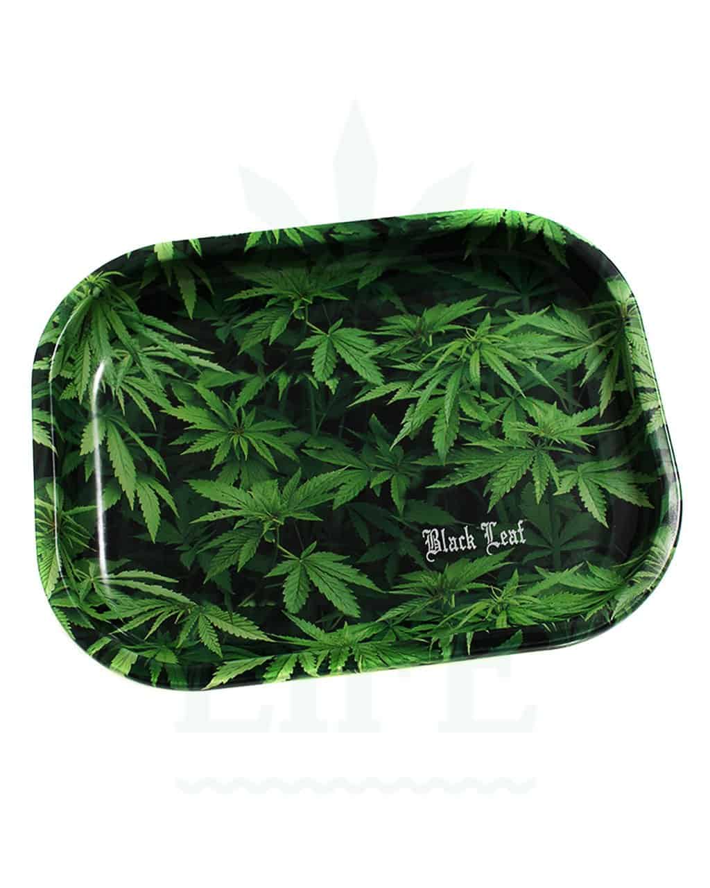 BLACK LEAF Rolling Tray S | Hanfbusch