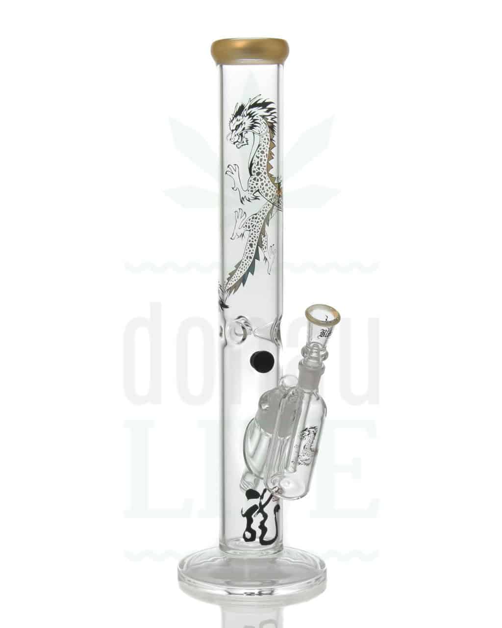 BLACK LEAF Percolator Bong 'Gold Dragon' | inkl. Vorkühler