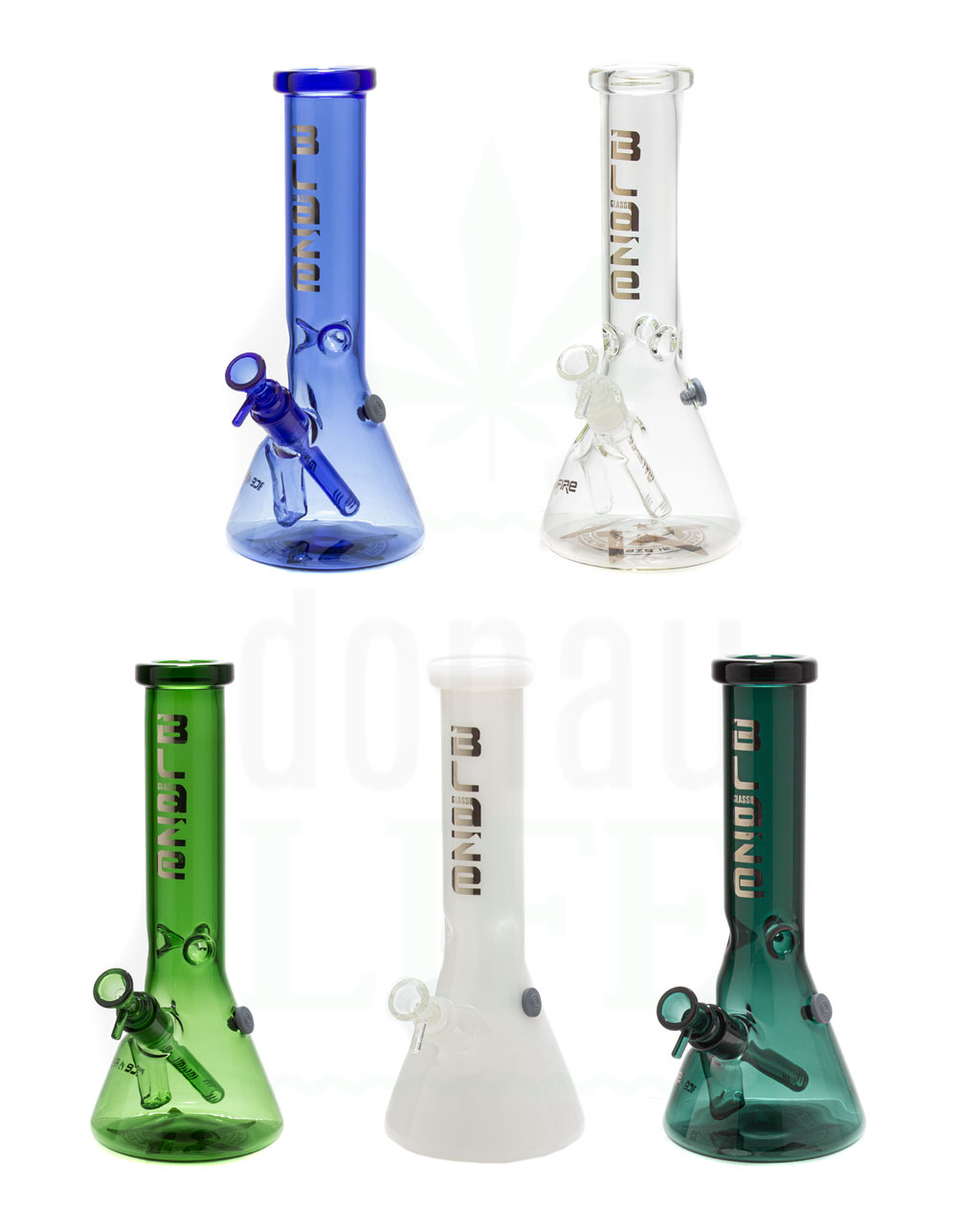 BLAZE GLASS Beakerbong 'Miles' | 30 cm