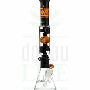 BLAZE GLASS Beakerbong 'Twisted Transistor' | 55 cm